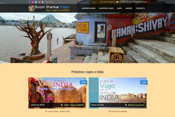 Tour Package theme site design template sample