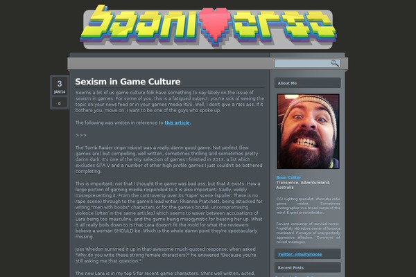 booncotter.com site used LightWord