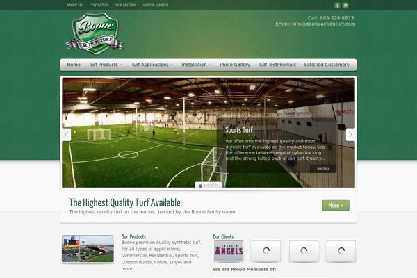 Thunder theme site design template sample