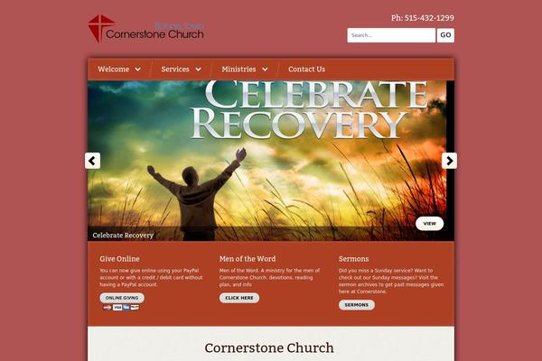 Born theme site design template sample