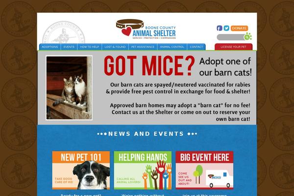 Site using Widgets on Pages plugin