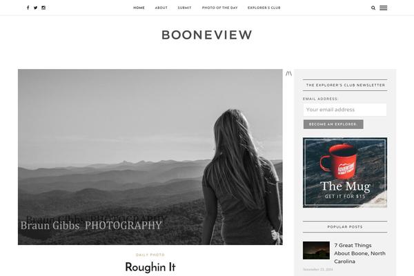 Grandblog theme site design template sample