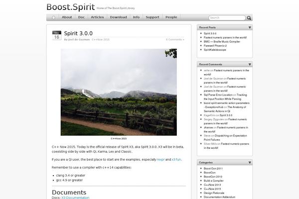 Site using Simple Sidebar Navigation plugin