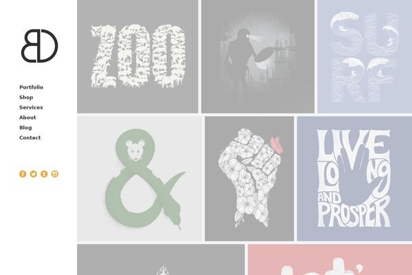 Stockholm theme site design template sample
