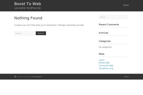 Kirumo theme site design template sample