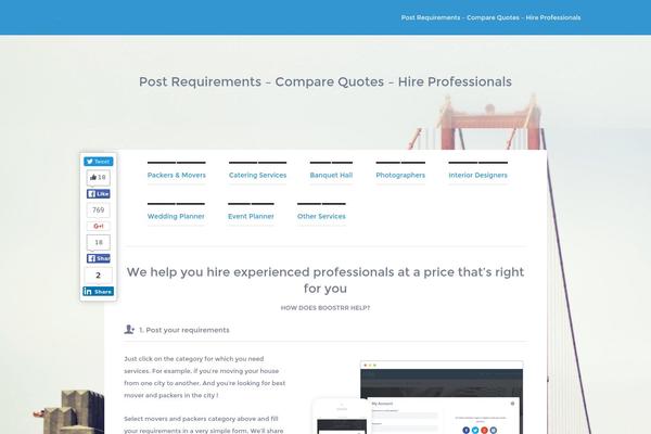 Listify theme site design template sample