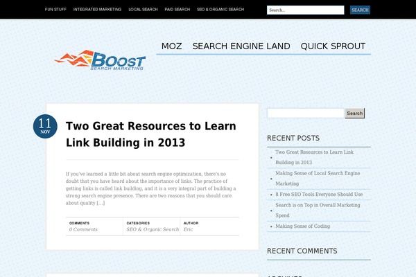 Bueno theme site design template sample