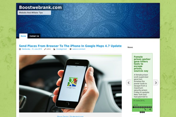 Site using Aliffiliate plugin