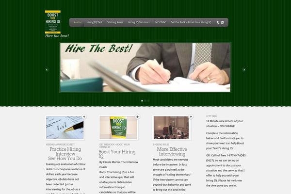 Feather theme site design template sample