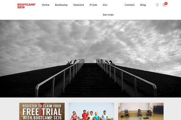 FitPro theme site design template sample