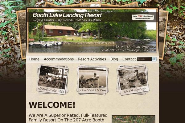 Booth theme site design template sample