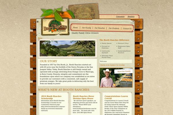 boothranches theme websites examples