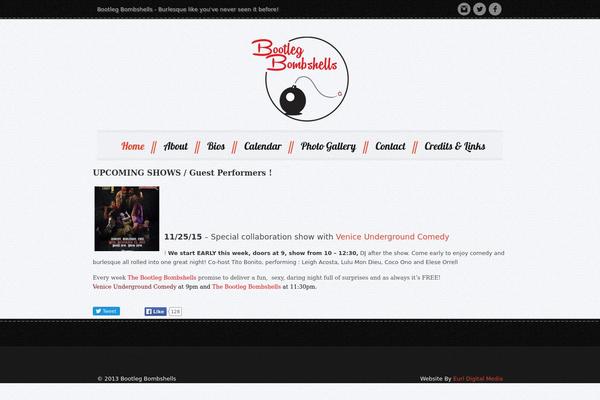 Hipster theme site design template sample