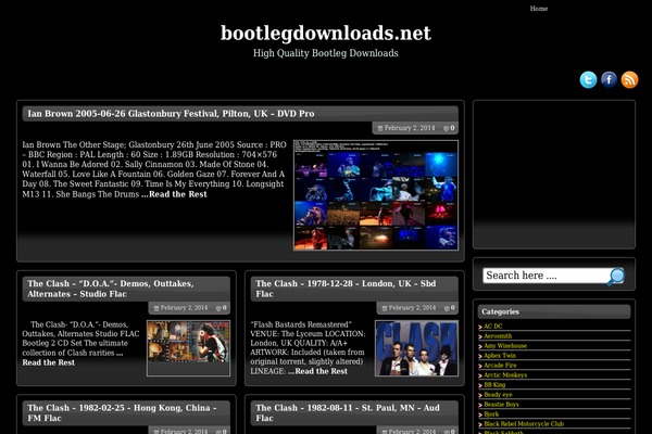 Albizia theme site design template sample