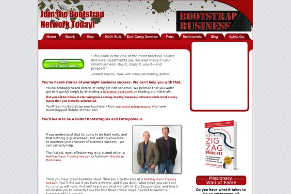 bootstrapbusiness.org site used Xmuz