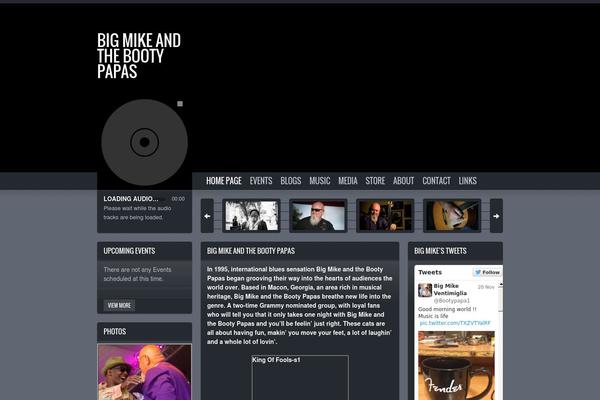 Soundcheck theme site design template sample