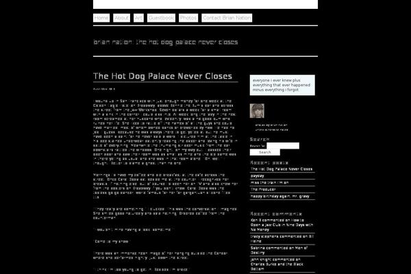 Blass2 theme site design template sample