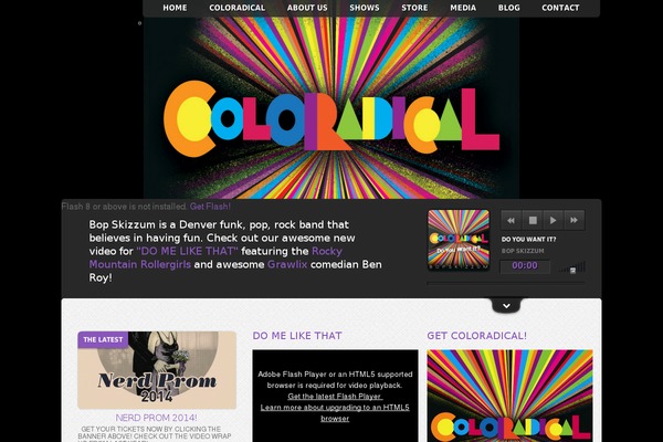 Music theme site design template sample