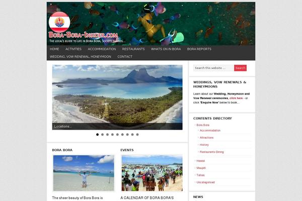 News theme site design template sample