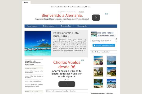 Mimbo theme site design template sample