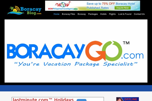 boracayblog.com site used Hazen