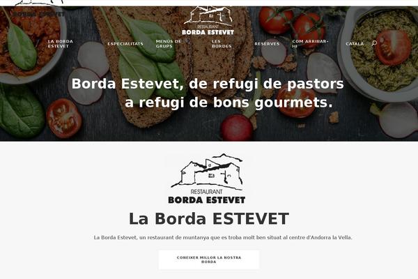 Savory theme site design template sample