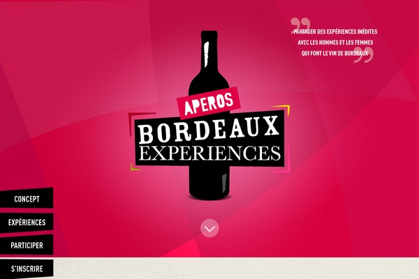 Bordeaux theme site design template sample