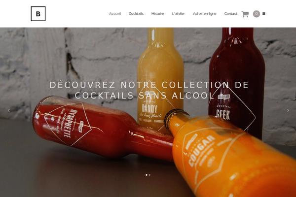 Borderland theme site design template sample