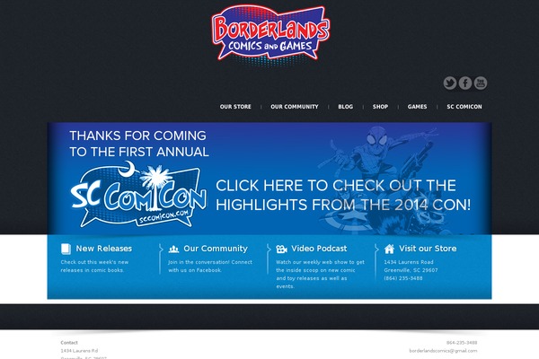 Lunar theme site design template sample