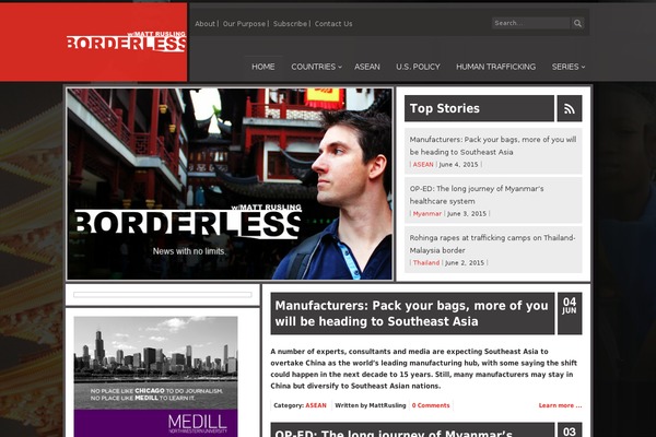 Paula theme site design template sample