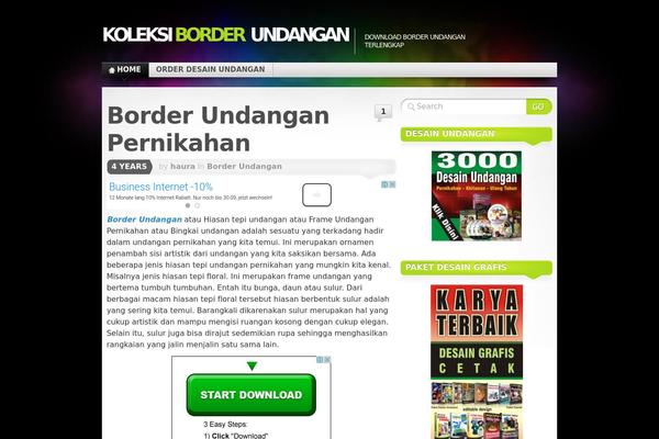 Mystique theme site design template sample