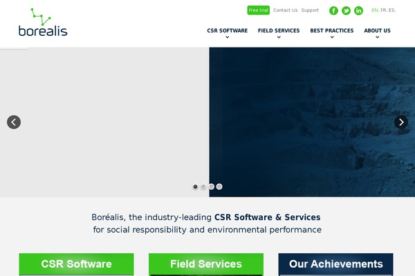 borealis theme websites examples