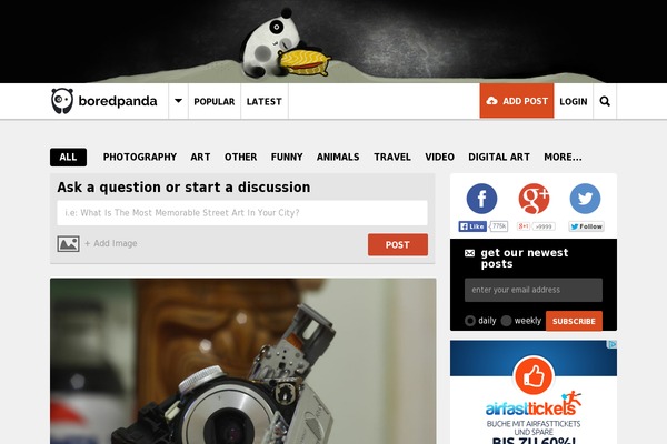 boredpanda.org site used Boredpanda