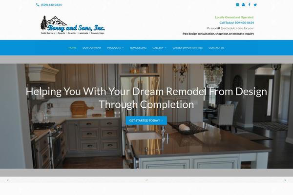 Beacon theme site design template sample