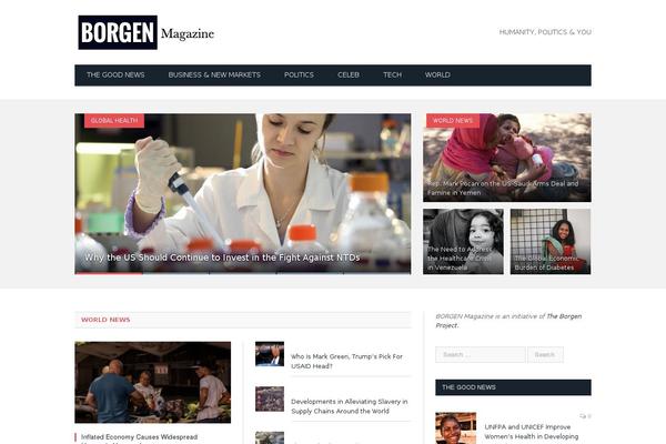 SmartMag theme site design template sample