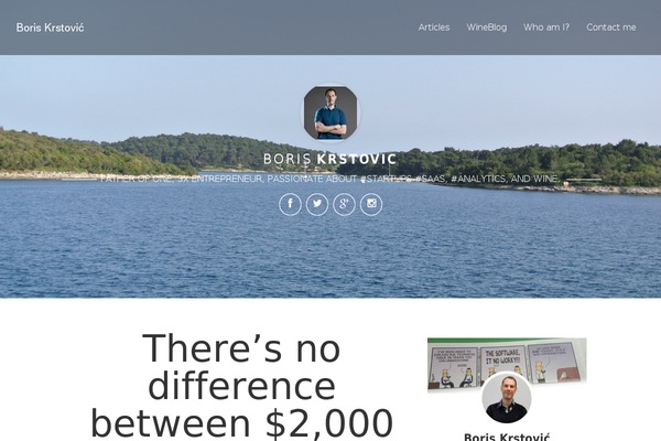 Nano theme site design template sample