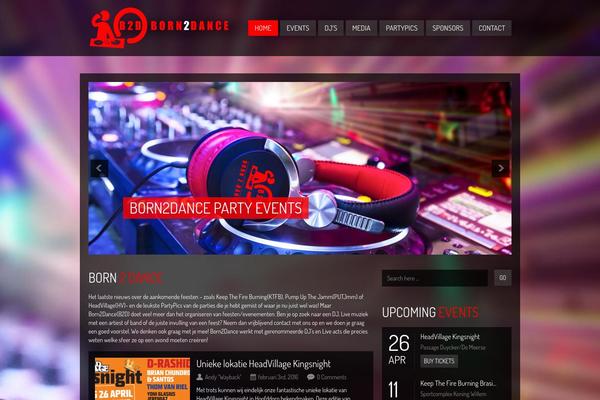Clubber theme site design template sample