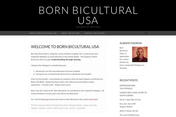 Born theme site design template sample