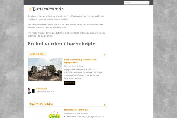 bornenettet.dk site used Manshet