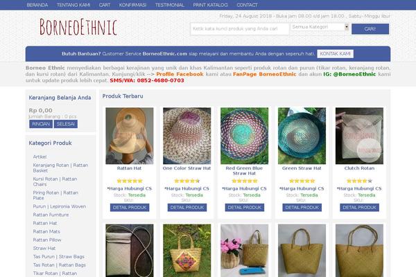 borneoethnic.com site used Okestore1.0