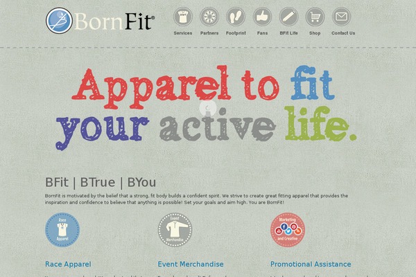 bornfit.com site used JumpStart