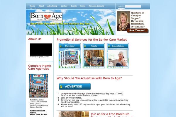 Cloudy theme site design template sample