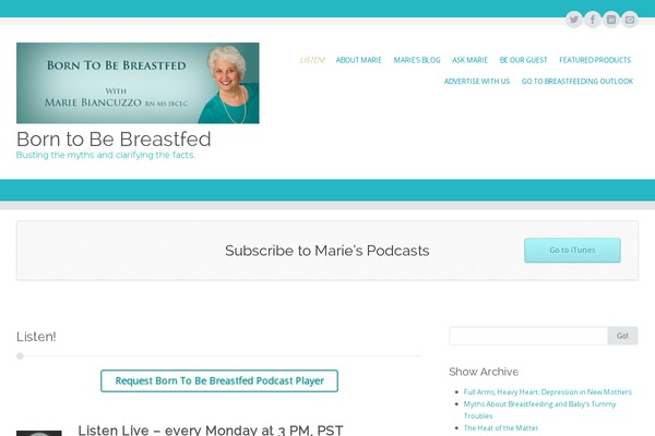 borntobebreastfed.com site used Circumference