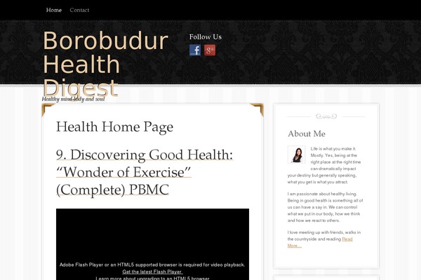 borobudur.tv site used Decor
