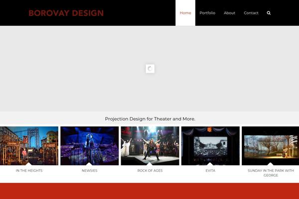 Impreza theme site design template sample