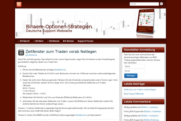 Site using Alert Me! plugin