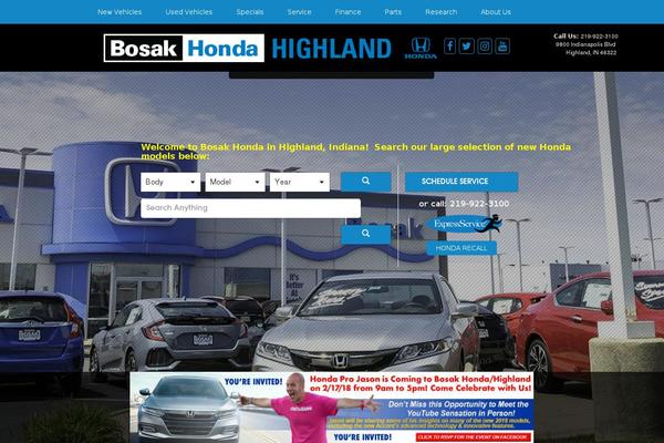 Dealer Inspire common theme site design template sample