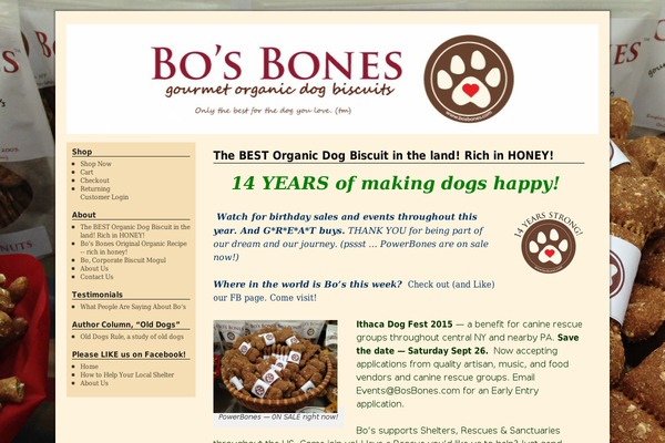 bosbones.com site used 2010 Weaver
