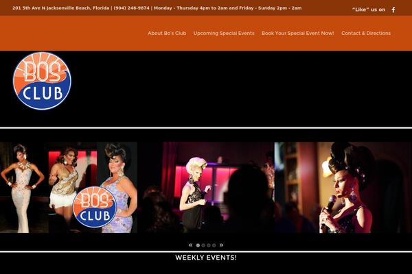 Event theme site design template sample