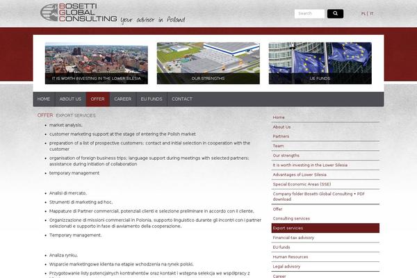 bosetti.pl site used Bosetti